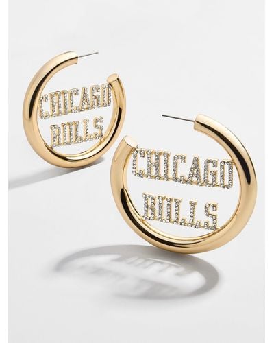 BaubleBar Chicago Bulls Logo Hoops - Multicolor
