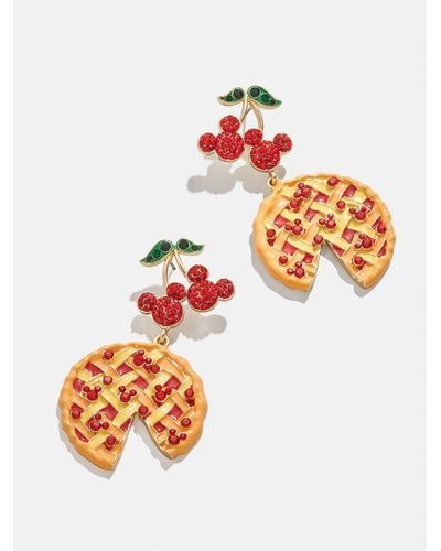 BaubleBar Mickey Mouse Disney Cherry Pie Earrings - White