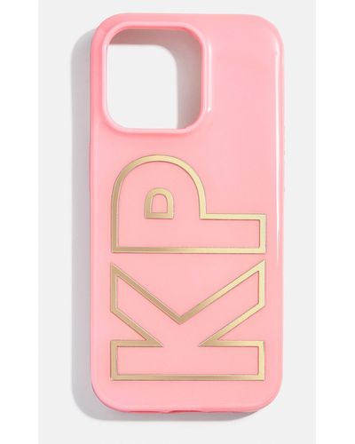 BaubleBar Chrome Custom Iphone Case - Pink