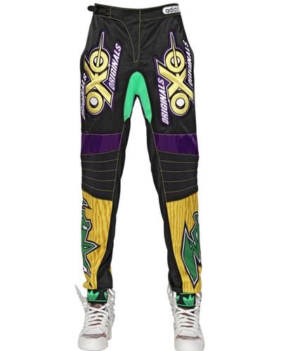 Jeremy Scott for adidas Motor Cross Embroidered Pants - Yellow