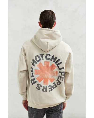 Urban Outfitters Red Hot Chili Peppers Hoodie Sweatshirt - White