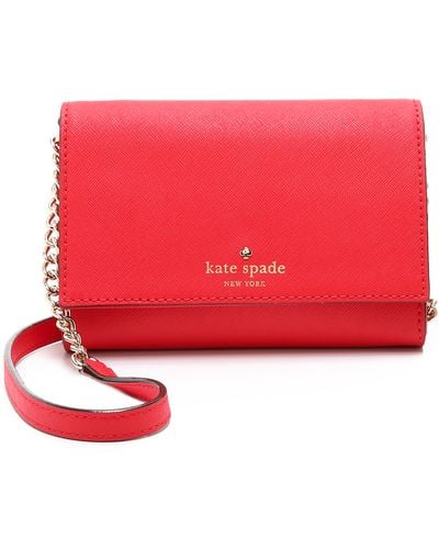 Kate Spade Cami Cross Body Bag - Red