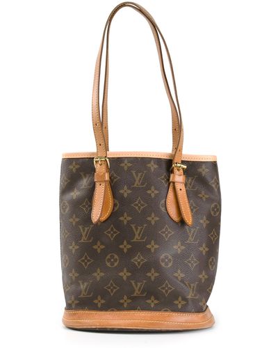 Louis Vuitton Petite Bucket Bag - Brown