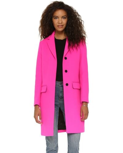 MSGM Wool Coat - Pink