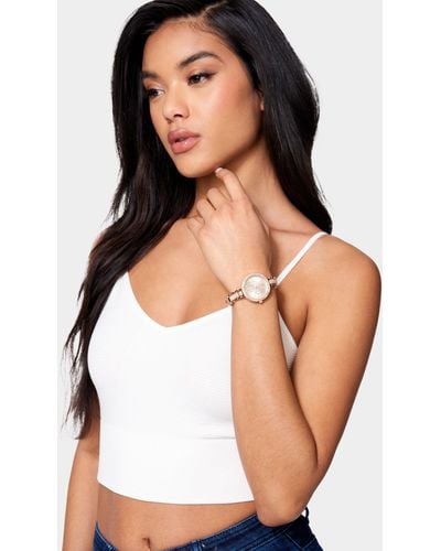 Bebe rose shop gold watch
