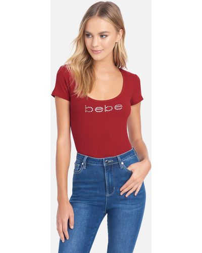 Bebe T-shirts for Women | Online Sale up to 23% off | Lyst