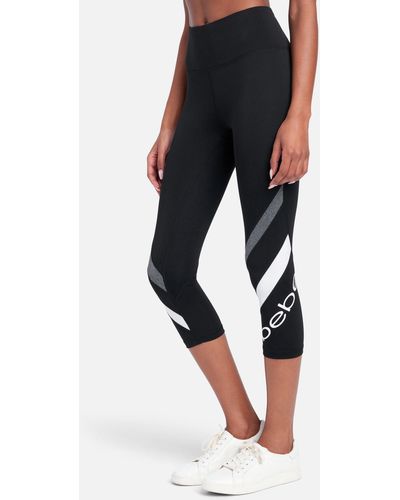 BEBE Sport Pants Black White Leggings Mesh Fishnet Logo Yoga Size Medi –  Shop Thrift World