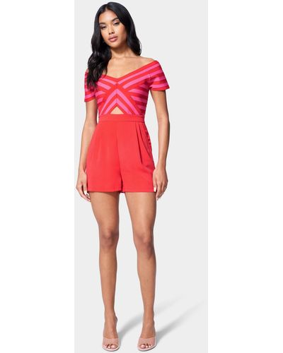 Red Playsuits for Women | Lyst Canada