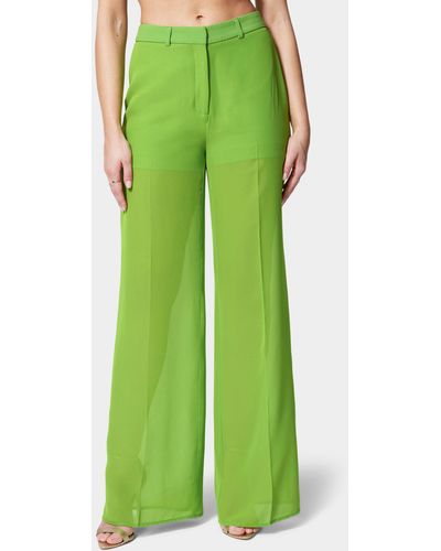 Green Bebe Pants, Slacks and Chinos for Women | Lyst