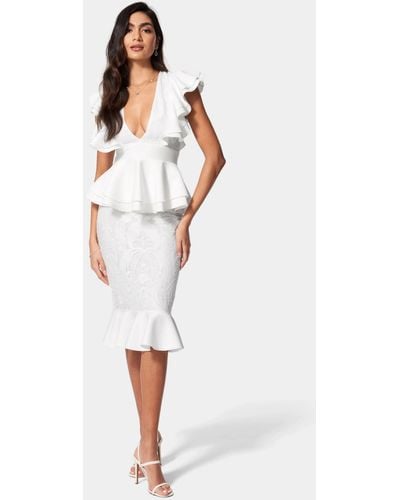 Peplum Dresses For Women - Up To 85% Off | Lyst
