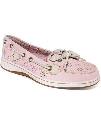 Sperry Top-Sider Womens Angelfish Boat Shoes - Pink