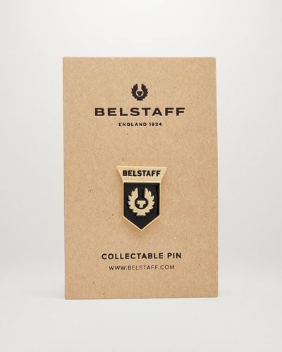 Belstaff Shield Pin - Natural