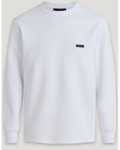 Belstaff Tarn Long Sleeved Sweatshirt - White