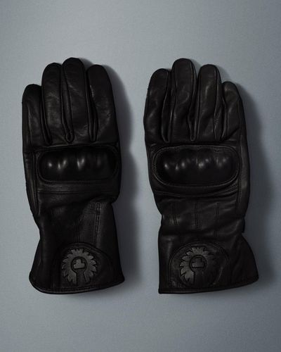 Belstaff Sprite Motorcycle Gloves - Black