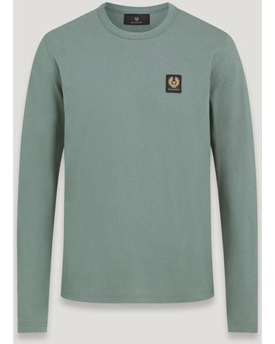 Belstaff Langarm-t-shirt - Grün