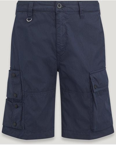 Belstaff Harker Cargo Shorts - Blue