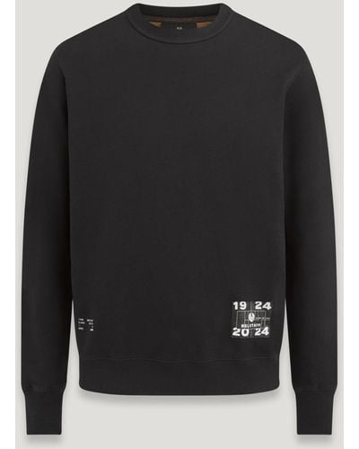 Belstaff Centenary Applique Label Sweatshirt - Black