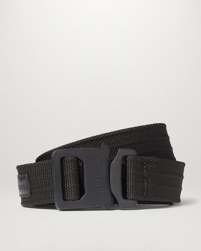 Belstaff Cinturón tejido con cierre de clip - Negro
