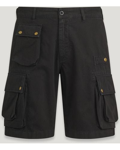 Belstaff Castmaster Cargo Shorts - Black