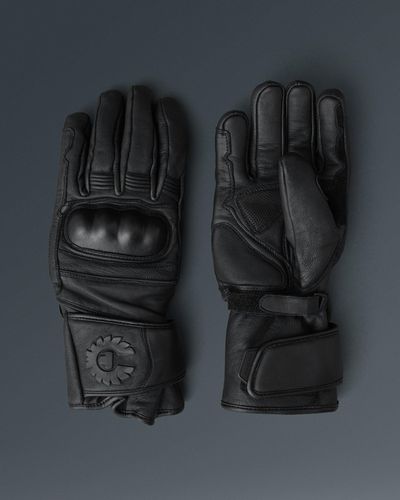 Belstaff Hesketh Motorcycle Gloves - Black