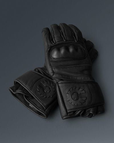 Belstaff Hesketh Motorcycle Gloves - Black