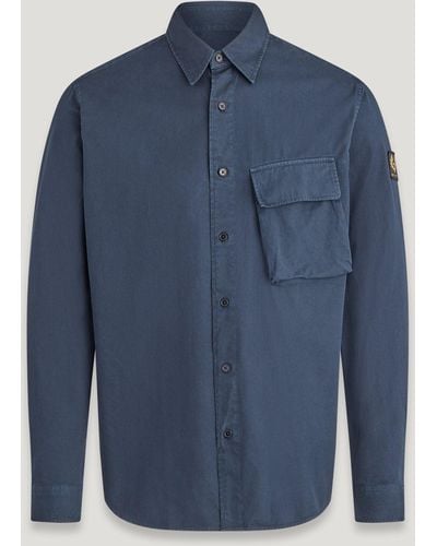 Belstaff Camisa scale - Azul