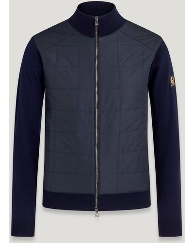 Belstaff Kelbrook cardigan mit reißverschluss - Blau