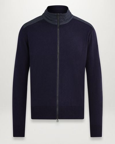 Belstaff Kelby Strickjacke mit Reißverschluss - Blau