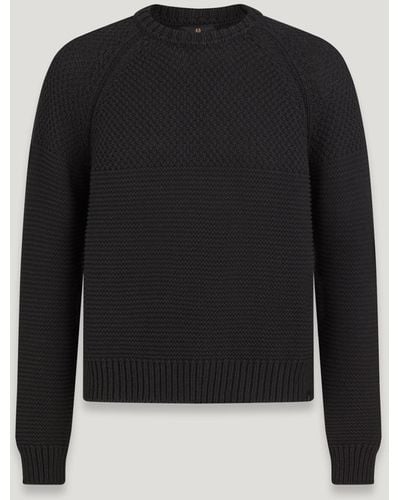 Belstaff Channel Crewneck Sweater - Black