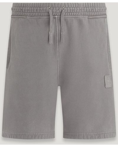 Belstaff Pantalones cortos de chándal mineral outliner - Gris