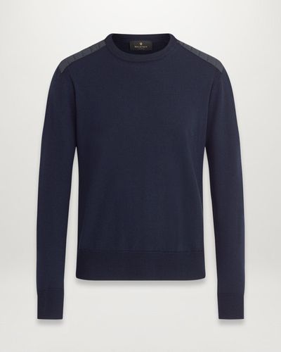 Belstaff Kerrigan Crew Neck Sweater - Blue