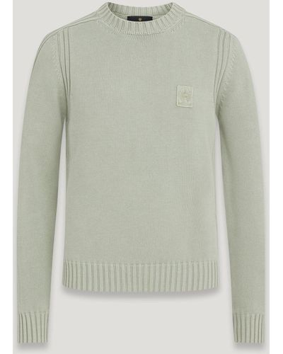 Belstaff Mineral Watch Crewneck Sweater - Green