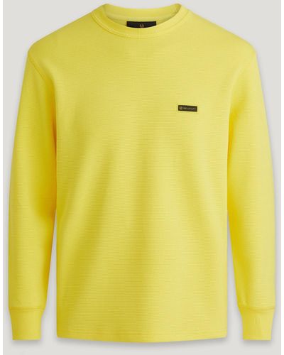 Belstaff Tarn Long Sleeved Sweatshirt - Yellow