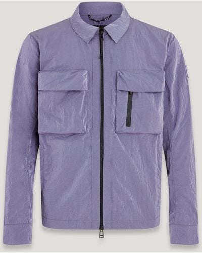 Belstaff Rift Overshirt - Purple