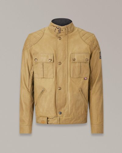 Belstaff Brooklands Motorcycle Jacket - Natural