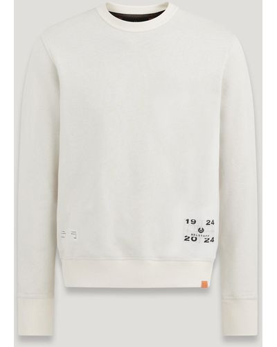 Belstaff Centenary Applique Label Sweatshirt - Natural
