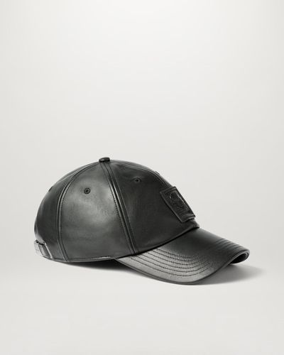 Belstaff Leather Cap - Black
