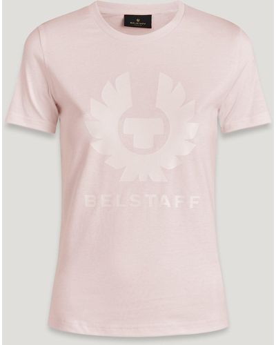 Belstaff Moon Phoenix Gloss Print T-shirt - Pink