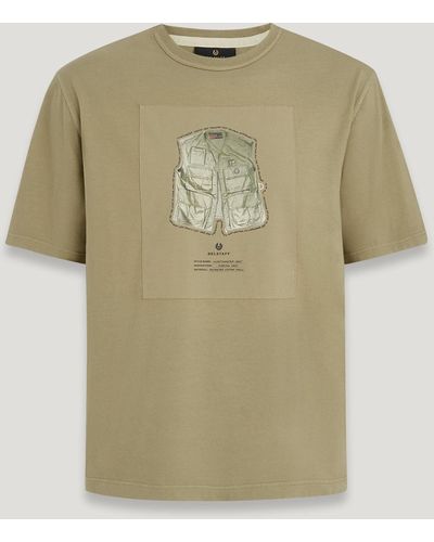 Belstaff Camiseta con estampado gráfico castmaster - Neutro