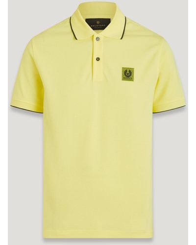 Belstaff Tipped Polo - Yellow