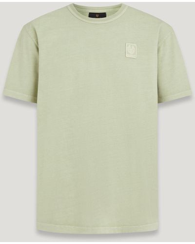 Belstaff T-shirt mineral outliner - Verde