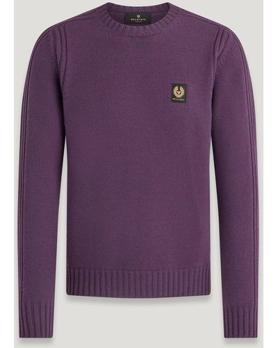 Belstaff Watch Crewneck Sweater - Purple