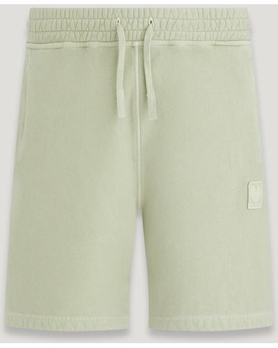Belstaff Pantalones cortos de chándal mineral outliner - Verde