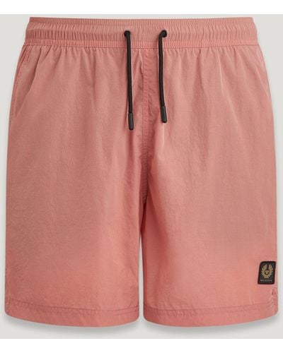 Belstaff Clipper Swim Shorts - Pink