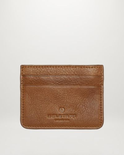 Belstaff Porta carte smooth leather - Marrone