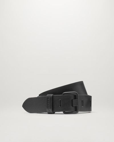 Belstaff Cinturón con hebilla slot calf leather - Negro