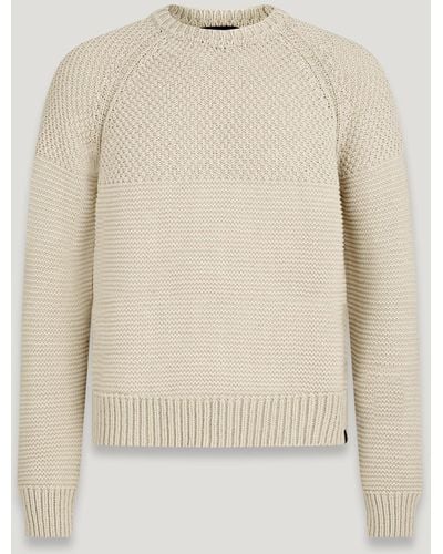 Belstaff Channel Crewneck Sweater - Natural
