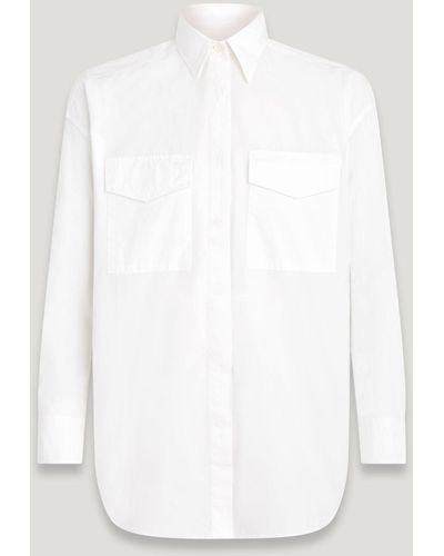 Belstaff Hurste Oversized Shirt - White