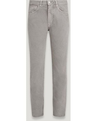 Belstaff Mineral Brockton Straight Jeans - Gray