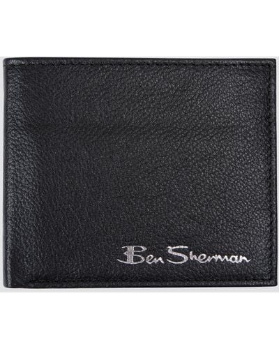 Ben Sherman Clayton Leather Wallet - Black
